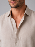 Men’s Long Sleeve Casual Button-Up Shirt