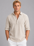 Men's Long Sleeve Casual Shirt Lightweight Summer Shirt