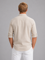 Men's Long Sleeve Casual Shirt Lightweight Summer Shirt