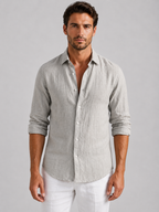 Men's Long Sleeve Casual Shirt Lightweight Summer Fit