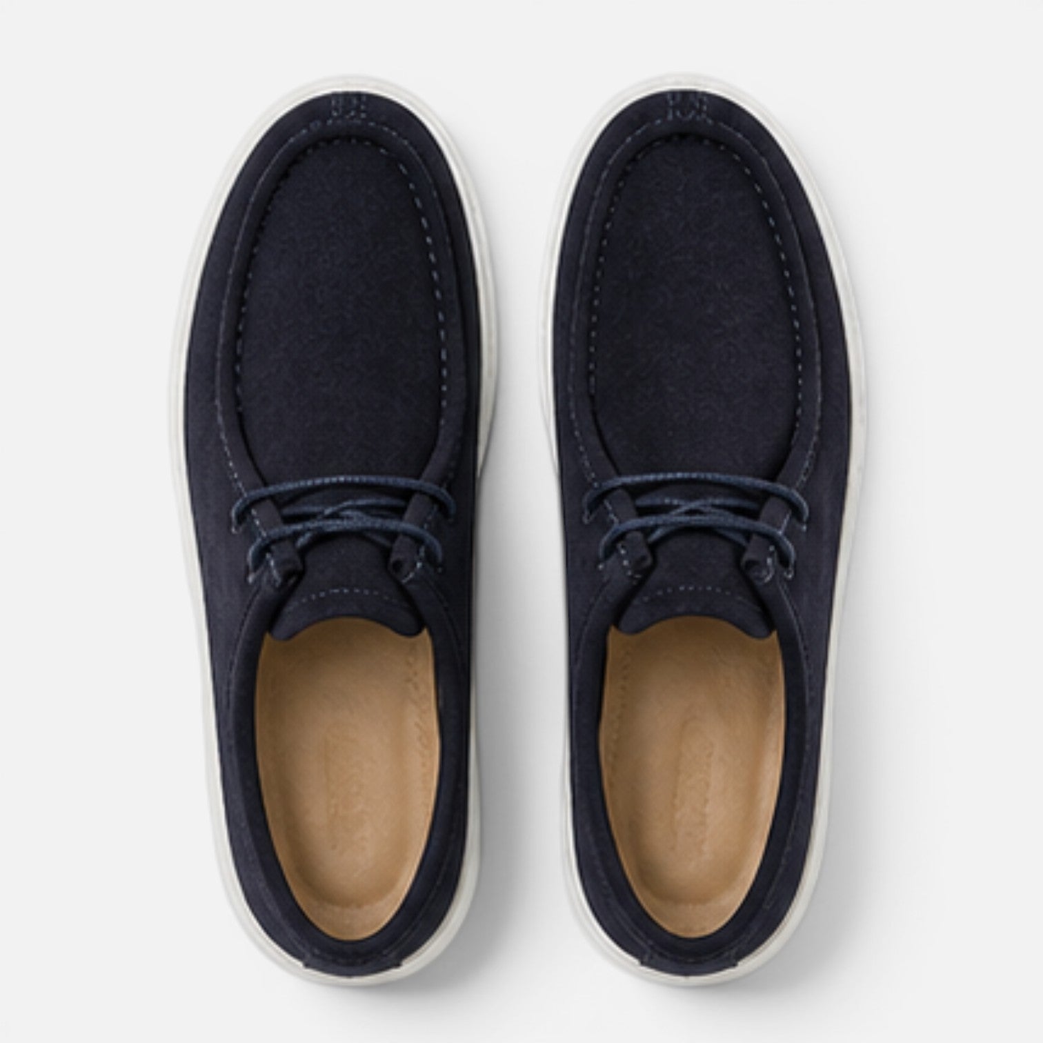 Felorro | Men’s Suede Lace-Up Loafers Comfortable Casual Work Shoes