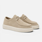 Felorro | Men’s Suede Lace-Up Loafers Comfortable Casual Work Shoes