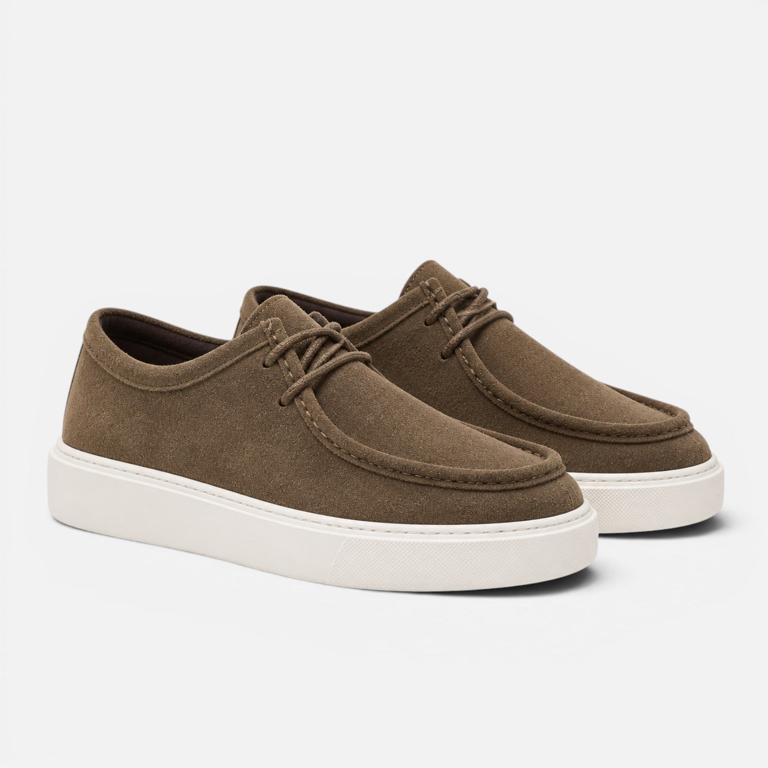 Felorro | Men’s Suede Lace-Up Loafers Comfortable Casual Work Shoes