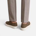 Felorro | Men’s Suede Lace-Up Loafers Comfortable Casual Work Shoes