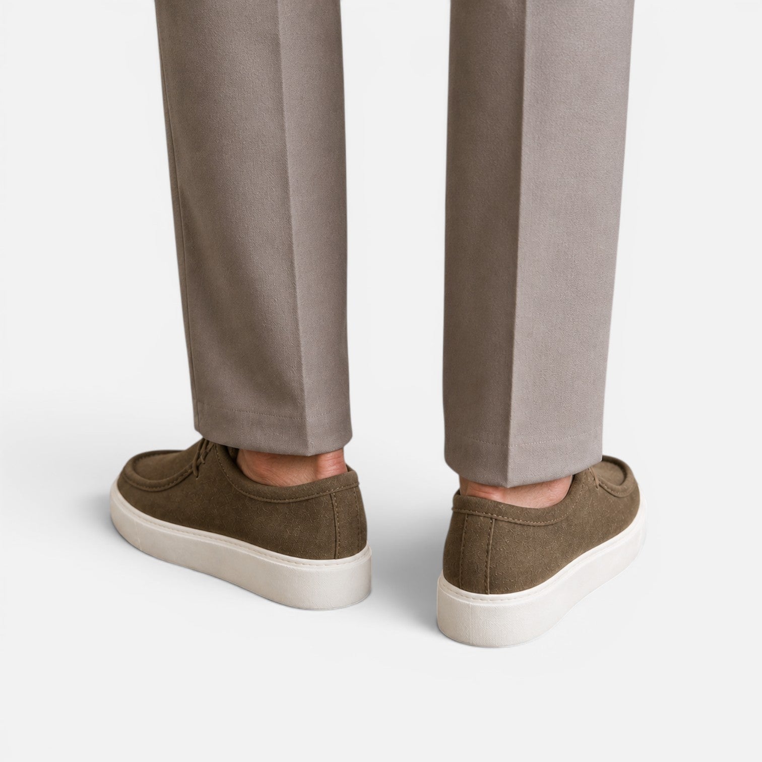 Felorro | Men’s Suede Lace-Up Loafers Comfortable Casual Work Shoes