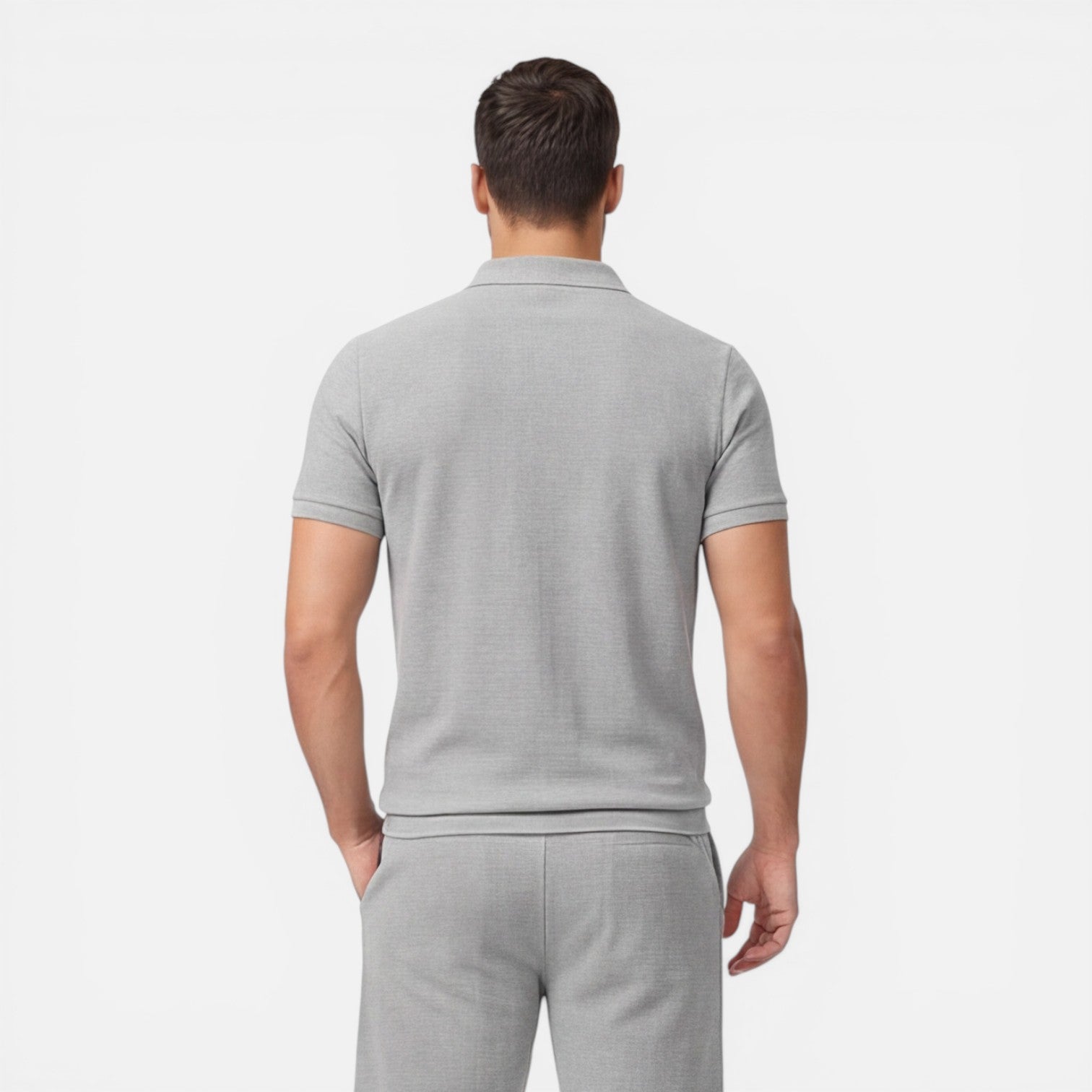 Felorro | Men’s Polo Shirt and Shorts Set Summer Slim Fit