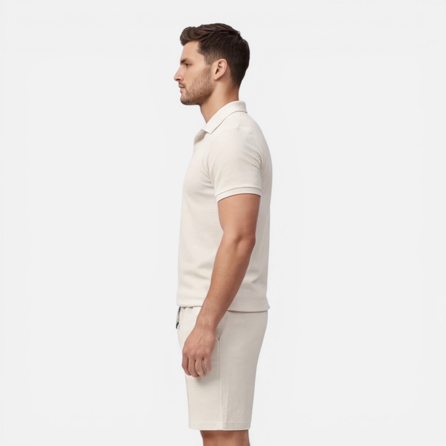 Felorro | Men’s Polo Shirt and Shorts Set Summer Slim Fit