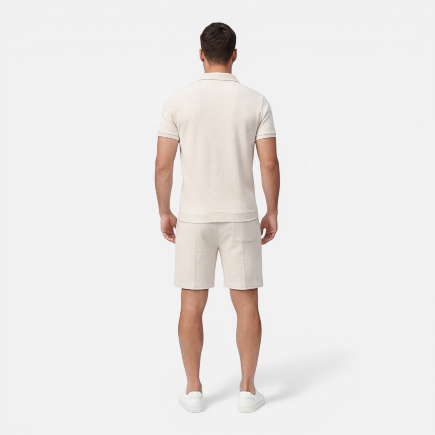 Felorro | Men’s Polo Shirt and Shorts Set Summer Slim Fit