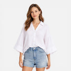 Felorro | Women’s Lightweight Summer Blouse Loose Fit Vacation Shirt