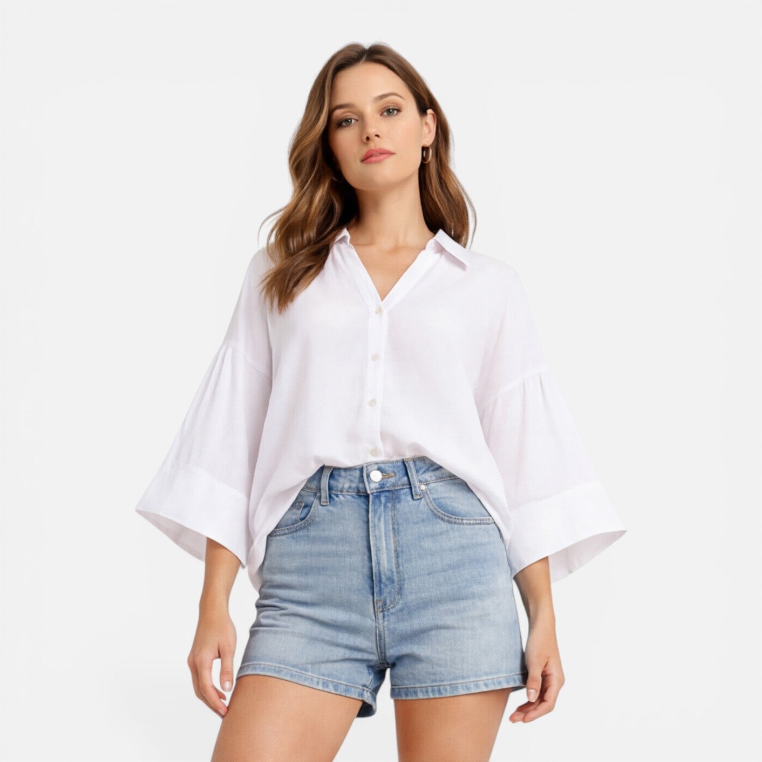 Felorro | Women’s Lightweight Summer Blouse Loose Fit Vacation Shirt