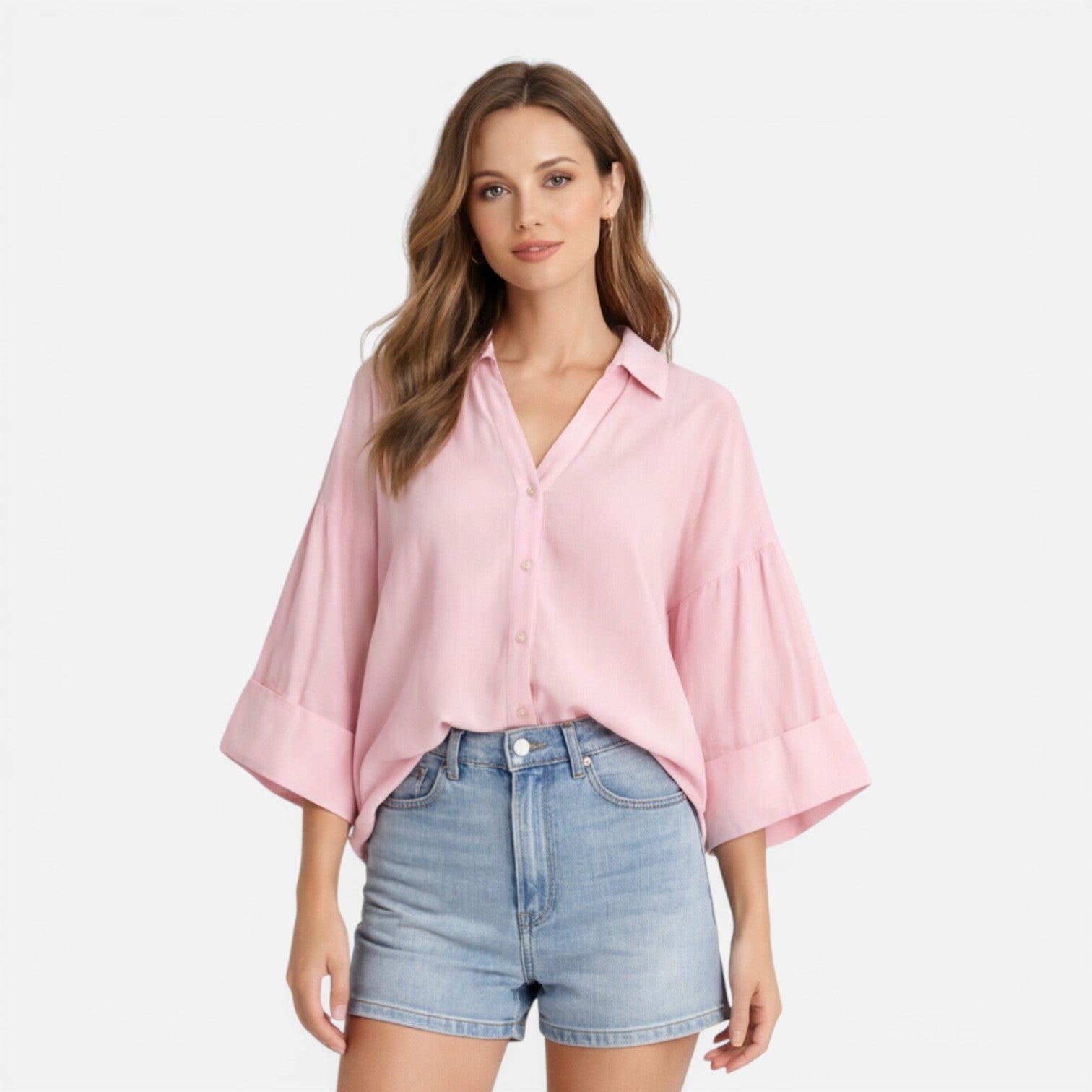 Felorro | Women’s Lightweight Summer Blouse Loose Fit Vacation Shirt