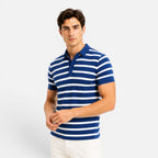 Felorro | Men’s Premium Polo Shirt Breathable Comfort Slim Fit Striped