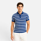 Felorro | Men’s Premium Polo Shirt Breathable Comfort Slim Fit Striped