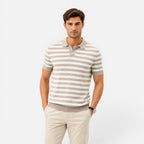 Felorro | Men’s Striped Slim Fit Polo Shirt Soft Summer Wear