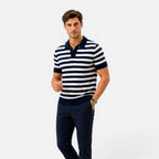 Felorro | Men’s Striped Slim Fit Polo Shirt Soft Summer Wear
