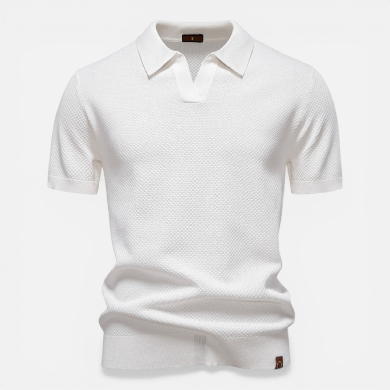 Felorro | Men’s Slim Fit Knit Polo Shirt Lightweight Breathable Wear