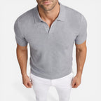 Felorro | Men’s Slim Fit Knit Polo Shirt Lightweight Breathable Wear