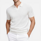 Felorro | Men’s Slim Fit Knit Polo Shirt Lightweight Breathable Wear
