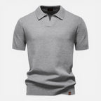Felorro | Men’s Slim Fit Knit Polo Shirt Lightweight Breathable Wear