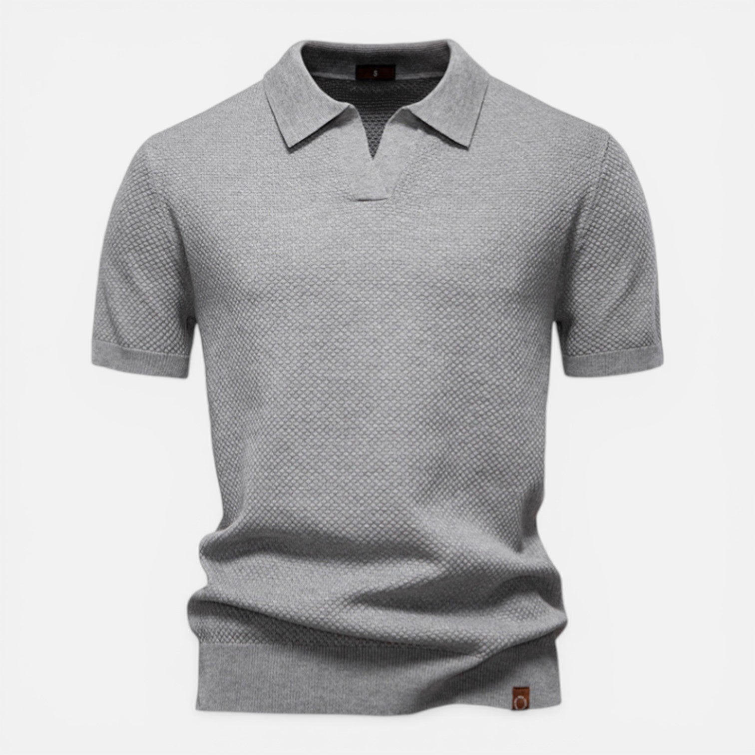 Felorro | Men’s Slim Fit Knit Polo Shirt Lightweight Breathable Wear