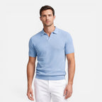 Felorro | Men’s Slim Fit Knit Polo Shirt Lightweight Breathable Wear