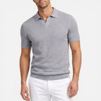 Felorro | Men’s Slim Fit Knit Polo Shirt Lightweight Breathable Wear