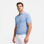 Felorro | Men’s Slim Fit Knit Polo Shirt Lightweight Breathable Wear