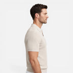Felorro | Men’s Slim Fit Knit Polo Shirt Lightweight Breathable Wear