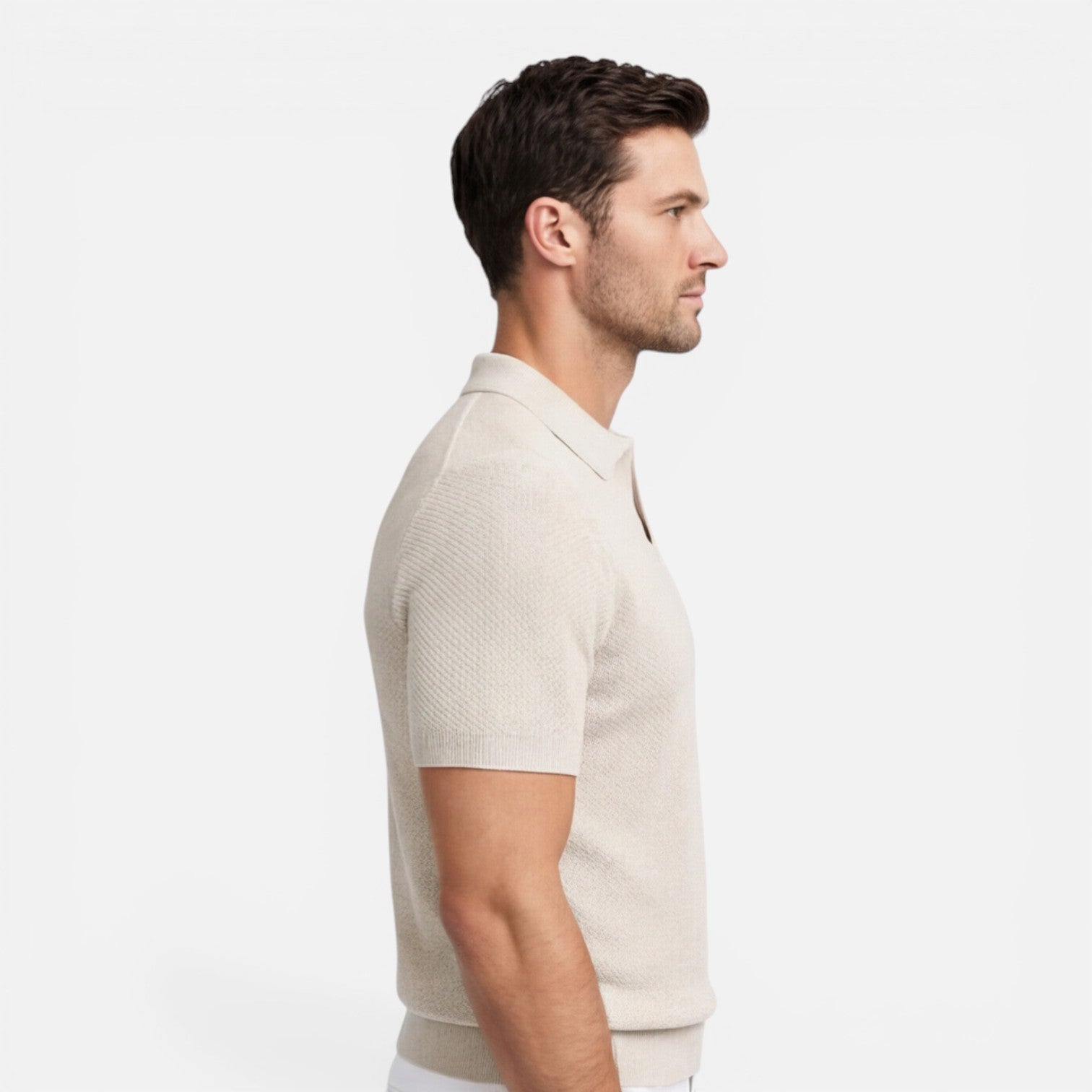 Felorro | Men’s Slim Fit Knit Polo Shirt Lightweight Breathable Wear