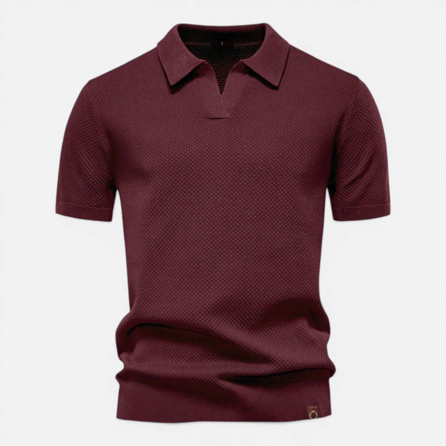 Felorro | Men’s Slim Fit Knit Polo Shirt Lightweight Breathable Wear
