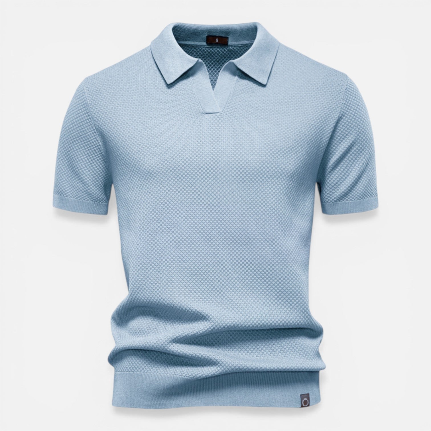 Felorro | Men’s Slim Fit Knit Polo Shirt Lightweight Breathable Wear