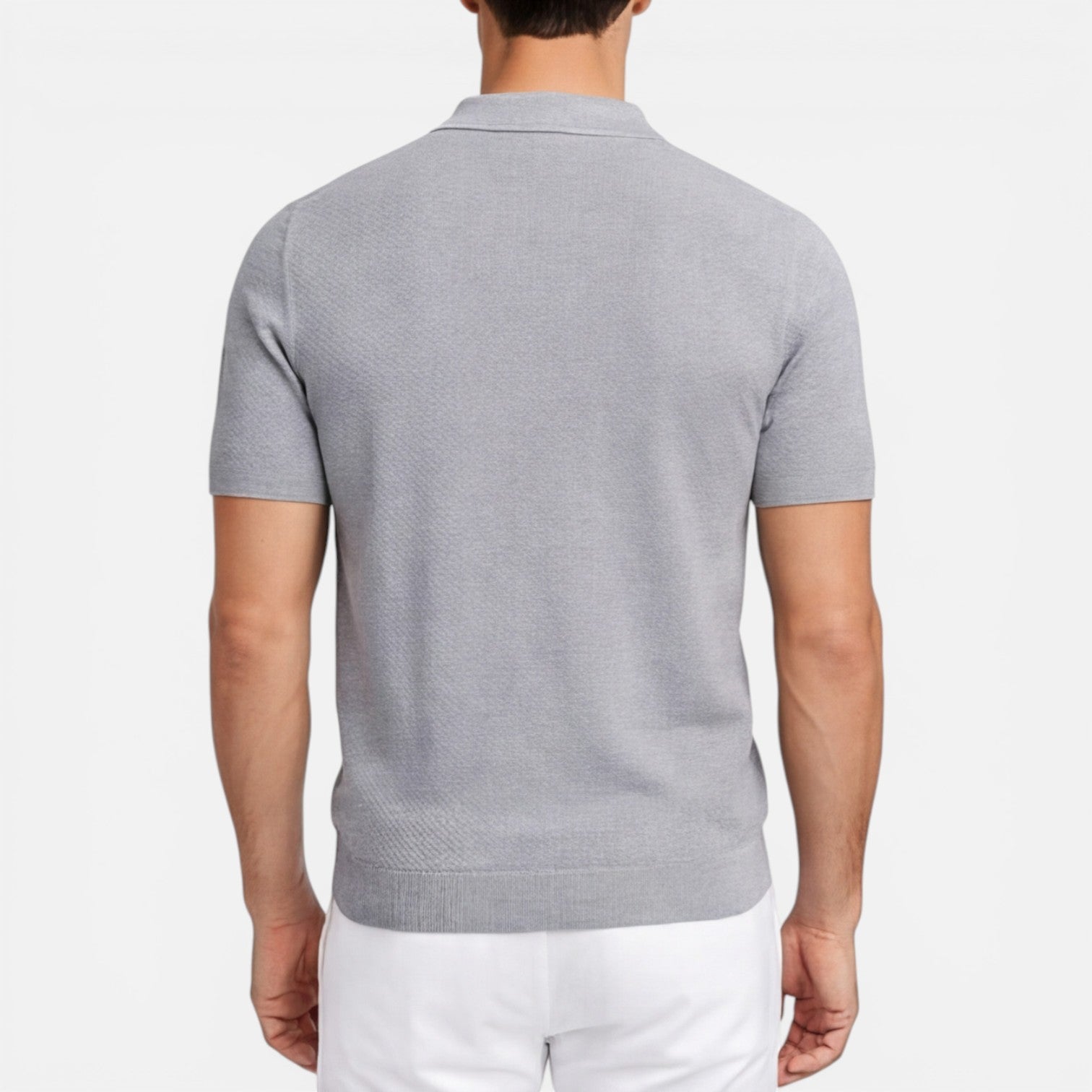 Felorro | Men’s Slim Fit Knit Polo Shirt Lightweight Breathable Wear