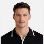 Felorro | Men’s Slim Fit Summer Polo Shirt Lightweight Breathable Knit