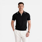 Felorro | Men’s Slim Fit Summer Polo Shirt Lightweight Breathable Knit
