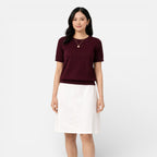 Women’s Knit Top Wool Blend Comfortable Classic Fit