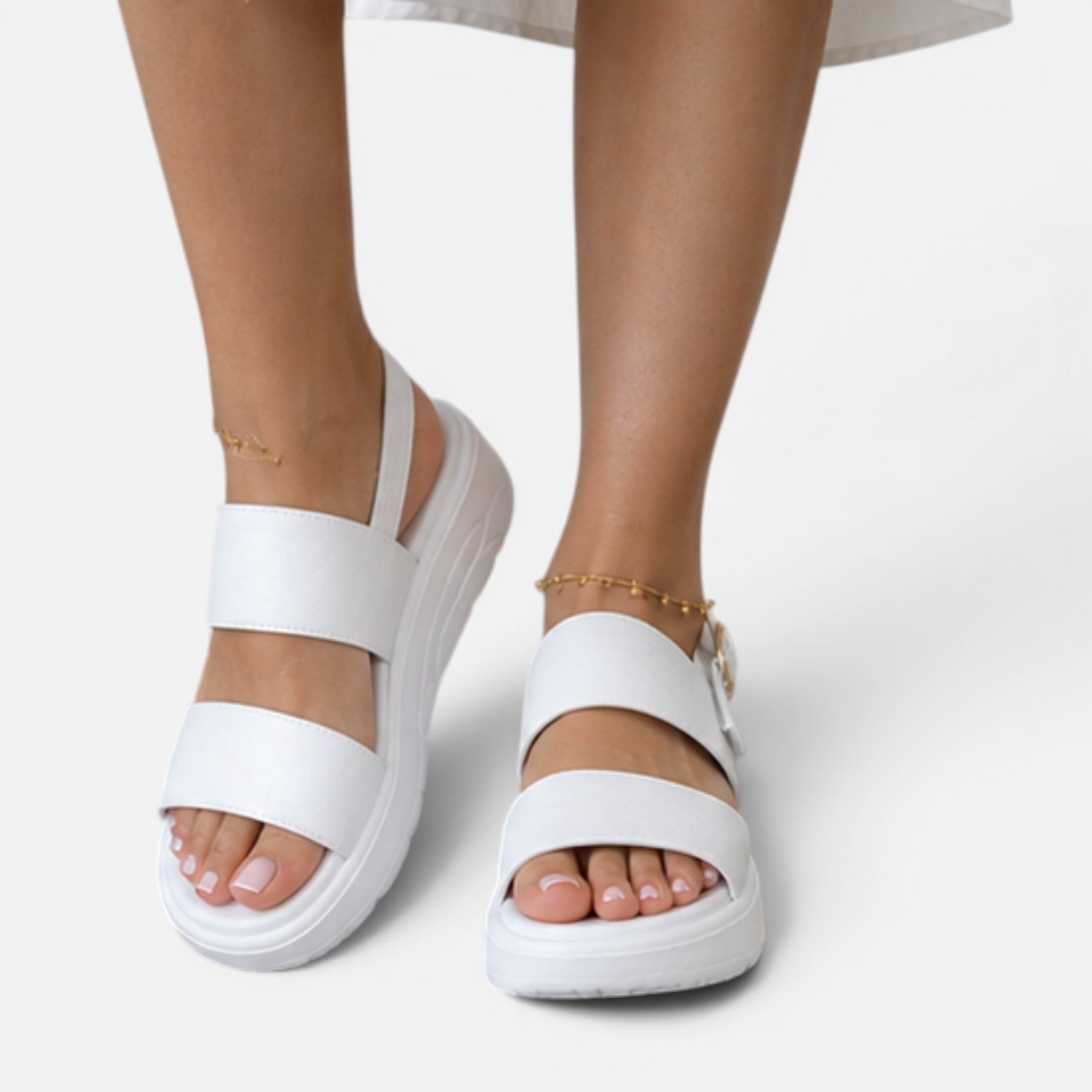 Felorro | Women’s Comfortable Platform Sandals Adjustable Buckle Summer