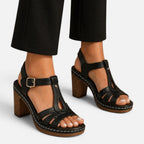 Felorro | Women’s Comfortable Block Heel Sandals for Walking Summer
