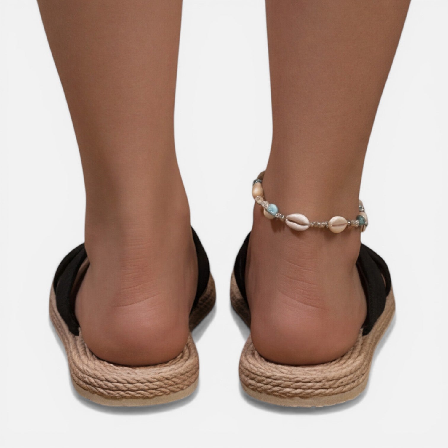 Felorro | Women’s Espadrille Cross Strap Sandals – Comfort Slip On Slides