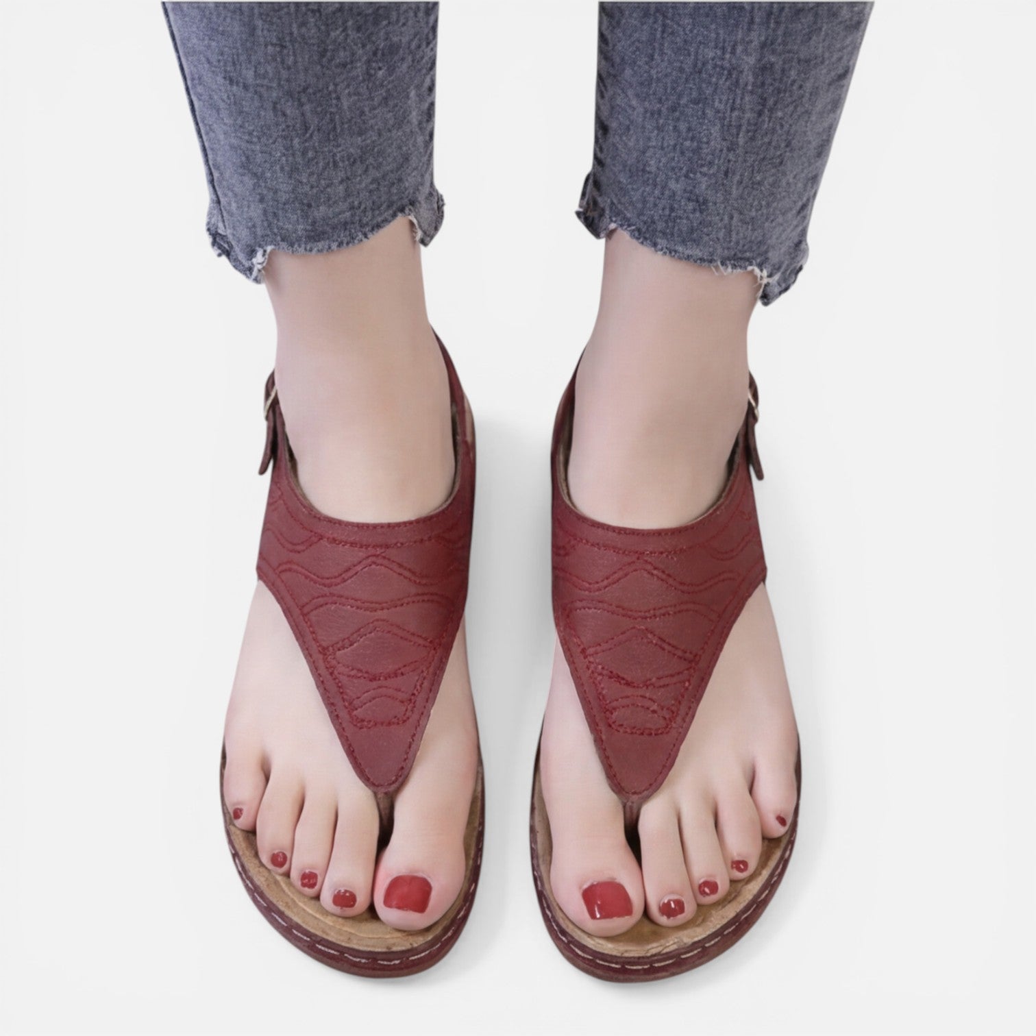 Felorro | Women’s Comfortable Wedge Sandals for Walking Summer Support