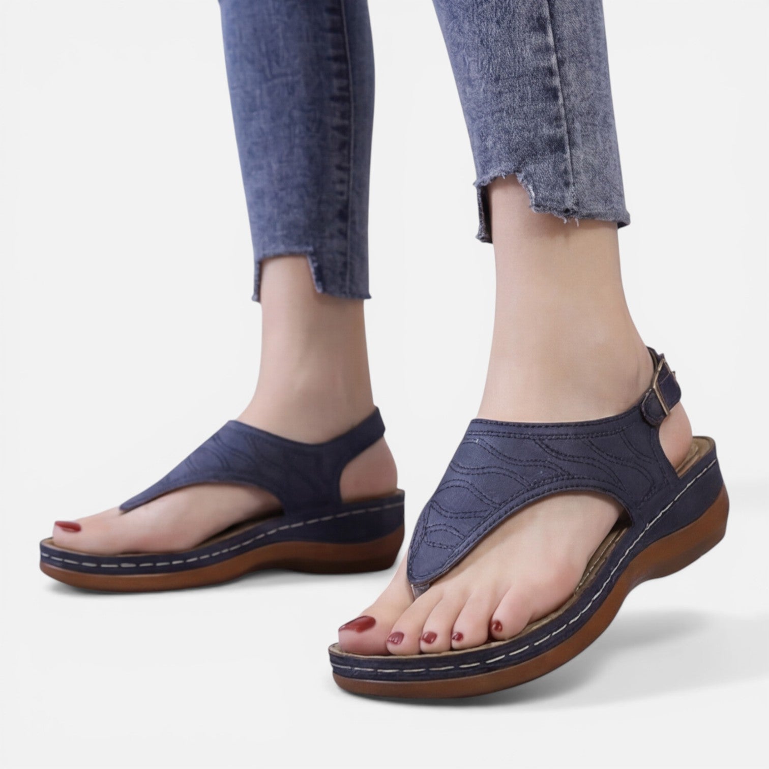 Felorro | Women’s Comfortable Wedge Sandals for Walking Summer Support