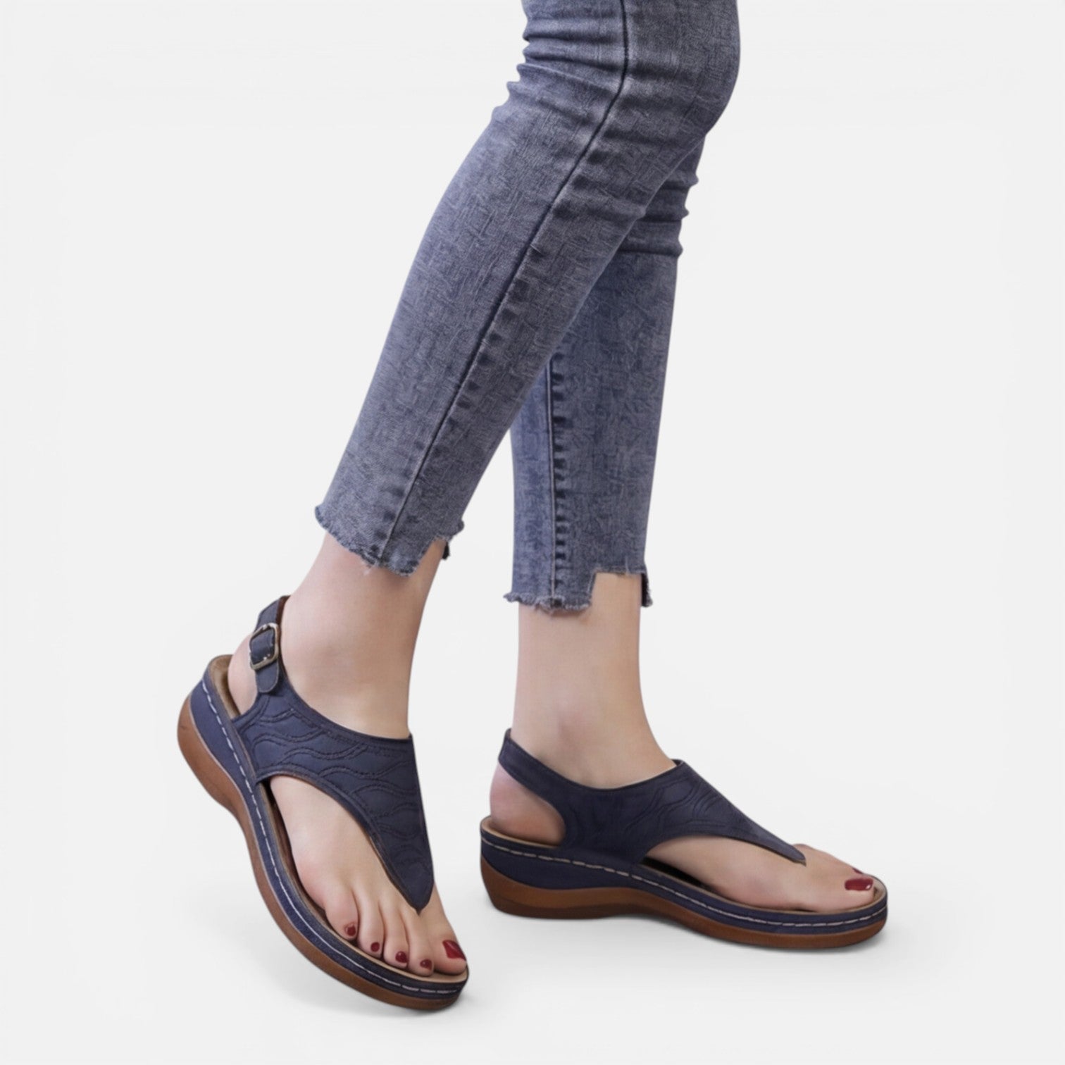 Felorro | Women’s Comfortable Wedge Sandals for Walking Summer Support