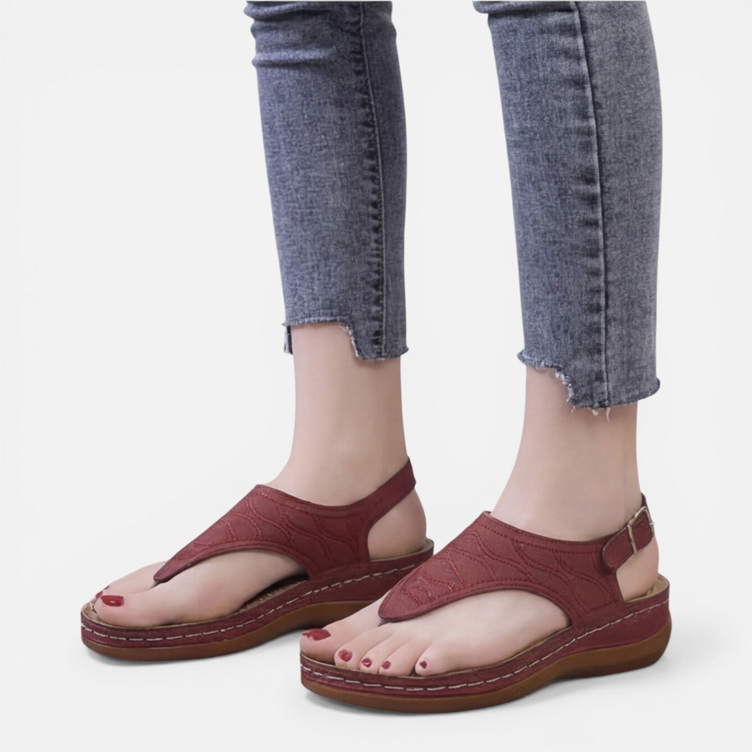 Felorro | Women’s Comfortable Wedge Sandals for Walking Summer Support