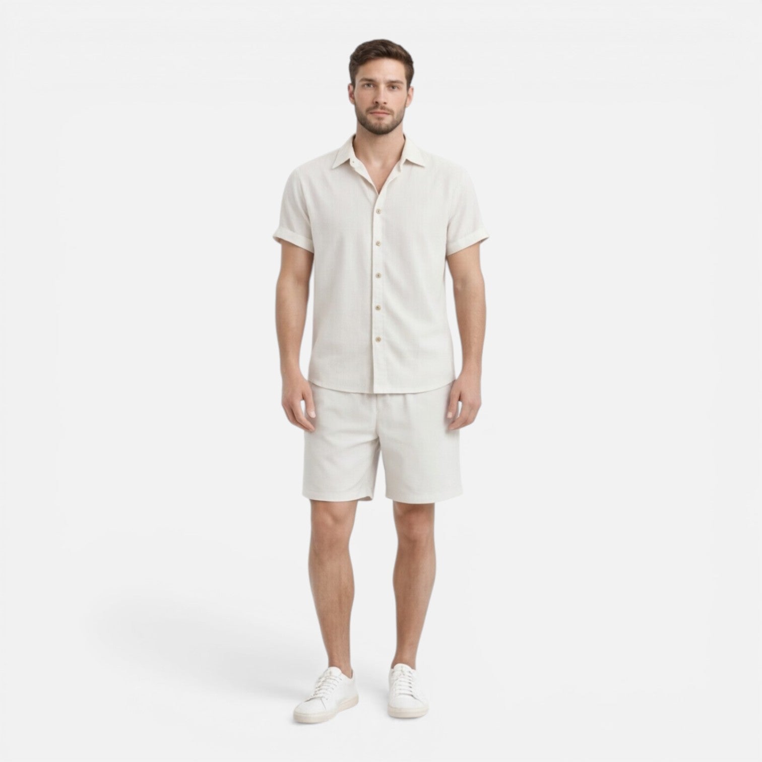 Felorro | Men’s Lightweight Shirt and Shorts Set Summer Co-Ord