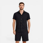 Felorro | Men’s Lightweight Shirt and Shorts Set Summer Co-Ord