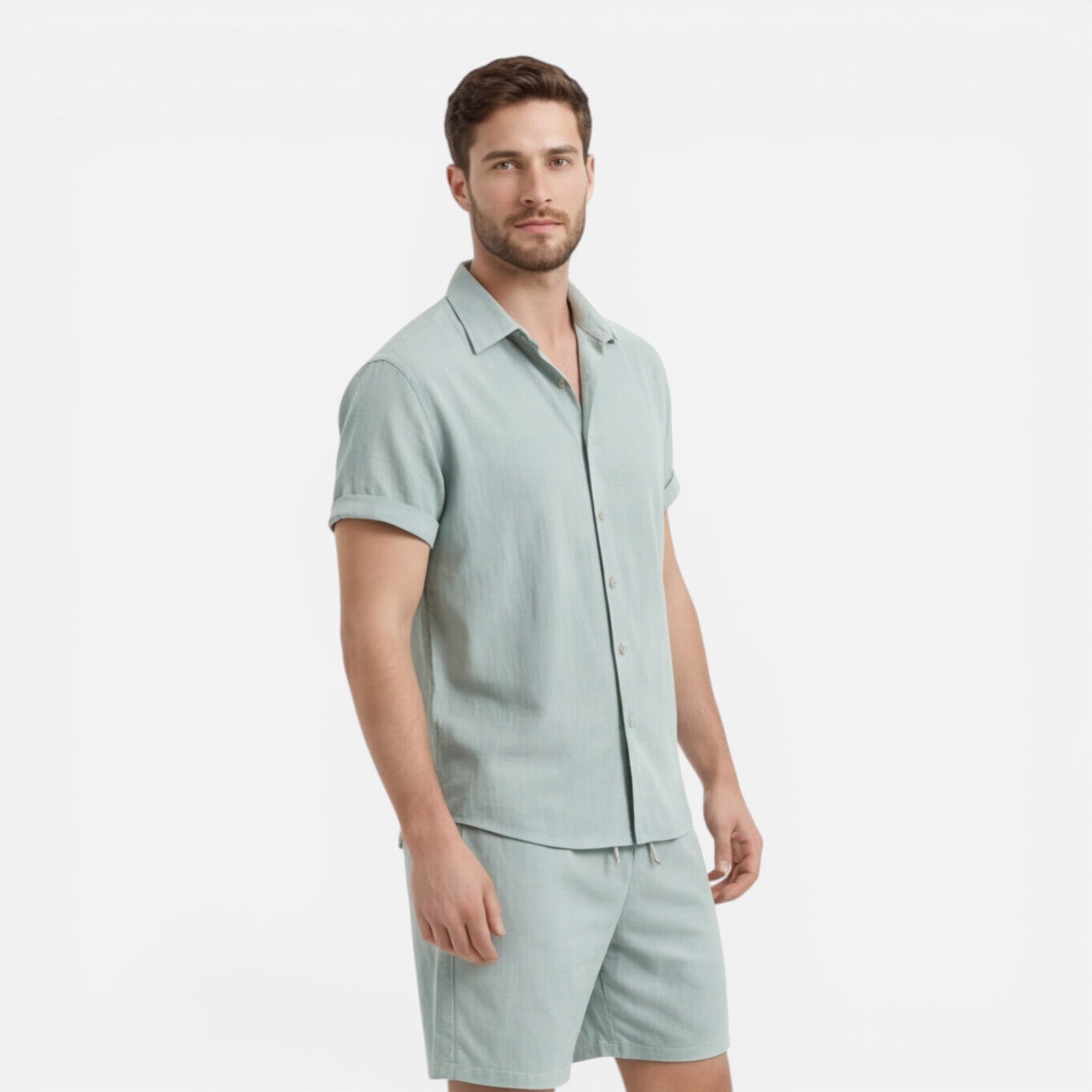 Felorro | Men’s Lightweight Shirt and Shorts Set Summer Co-Ord