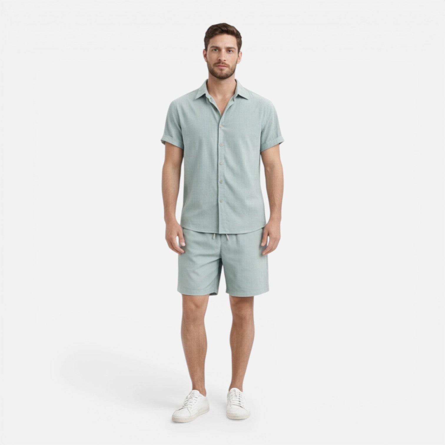 Felorro | Men’s Lightweight Shirt and Shorts Set Summer Co-Ord