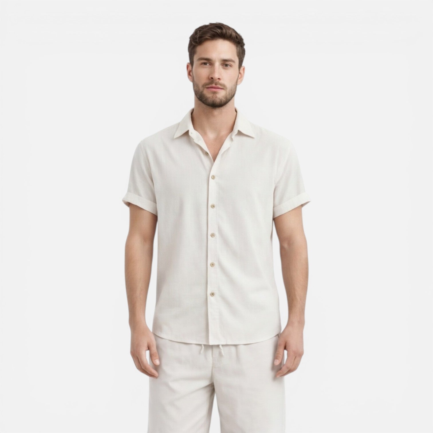 Felorro | Men’s Lightweight Shirt and Shorts Set Summer Co-Ord