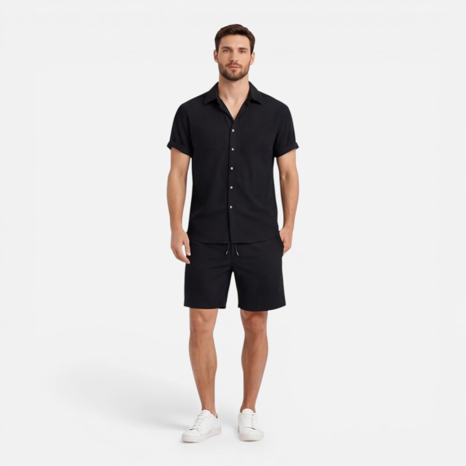 Felorro | Men’s Lightweight Shirt and Shorts Set Summer Co-Ord