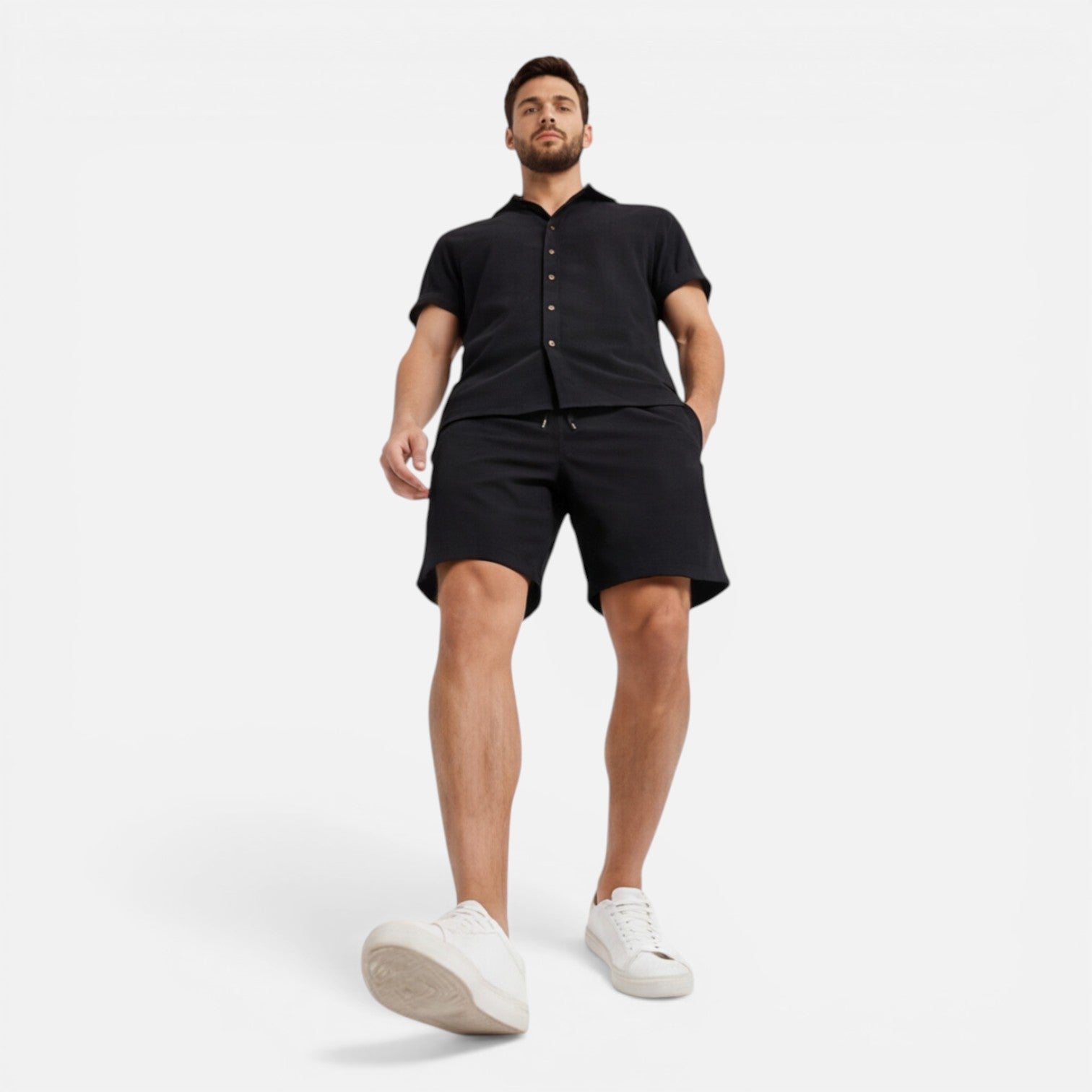 Felorro | Men’s Lightweight Shirt and Shorts Set Summer Co-Ord
