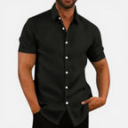 Felorro | Men’s Short Sleeve Shirt Breathable Lightweight Summer Slim Fit